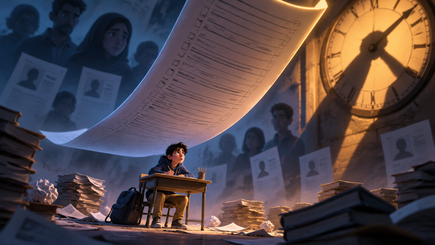 ترس از شکست و گرفتن نمره پایین